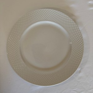 Dinerbord wit deluxe groot