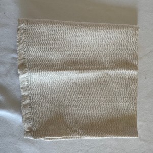 Servet wit met gouden glitter