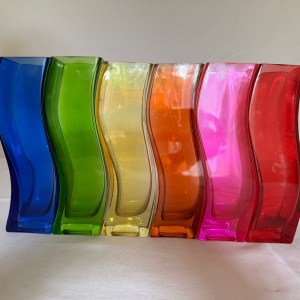 Golvende vazen diverse kleuren